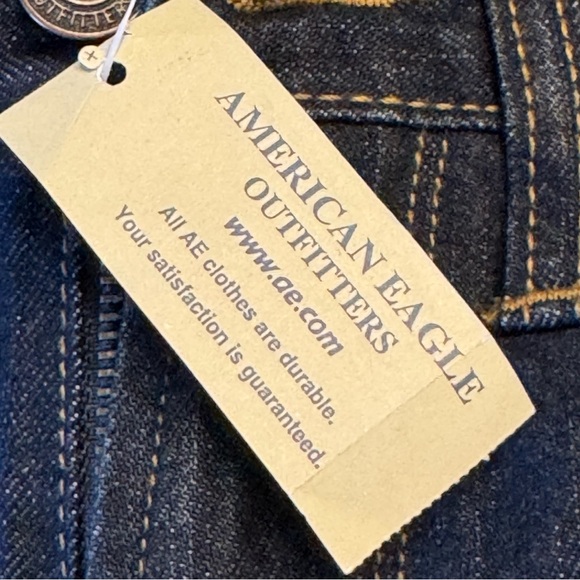 American Eagle Outfitters Men’s Slim Straight jeans, dark wash, NWT, Sz 28/30 - Picture 8 of 13
